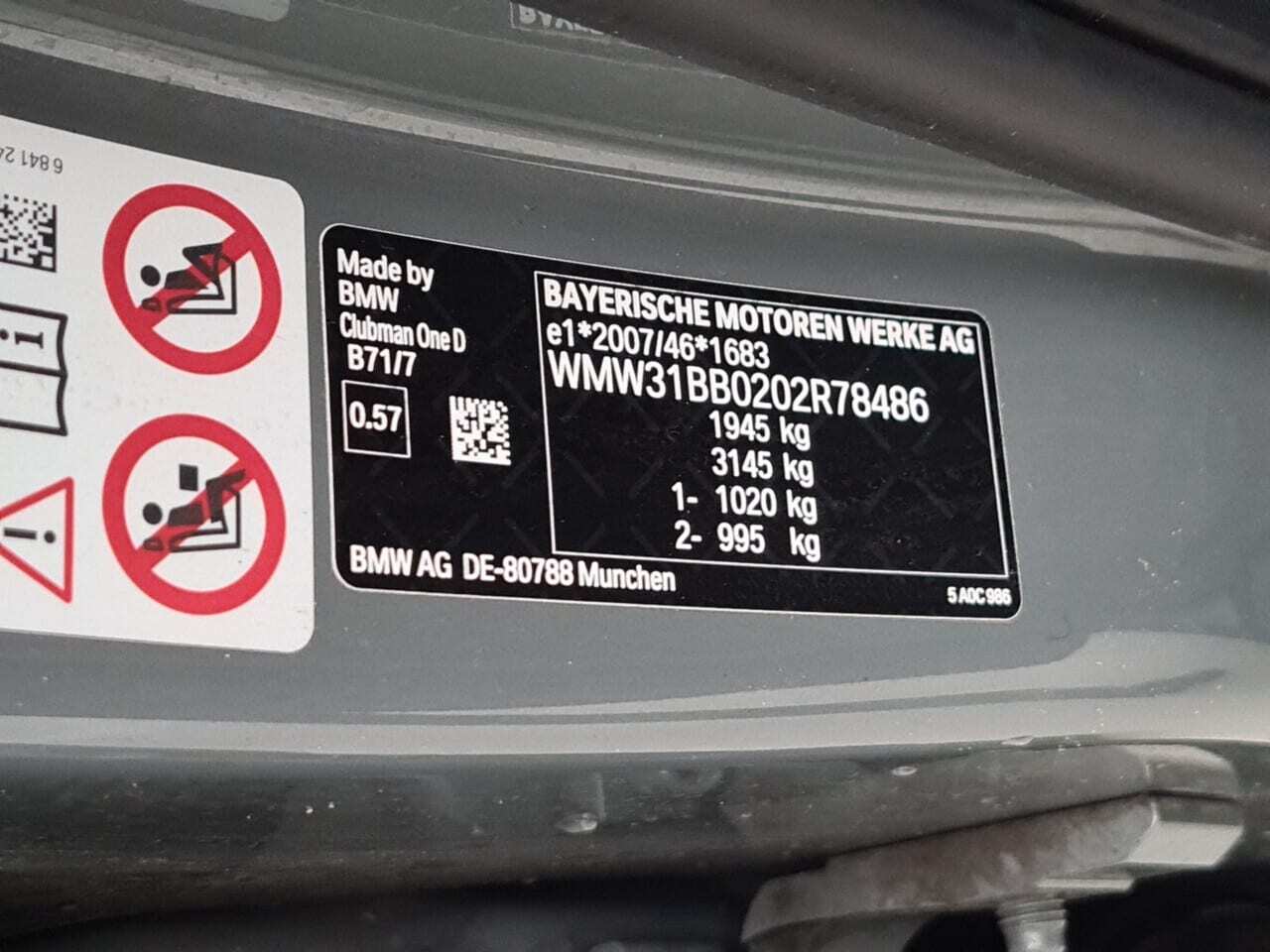 Mini One D Clubman 1.5d 16