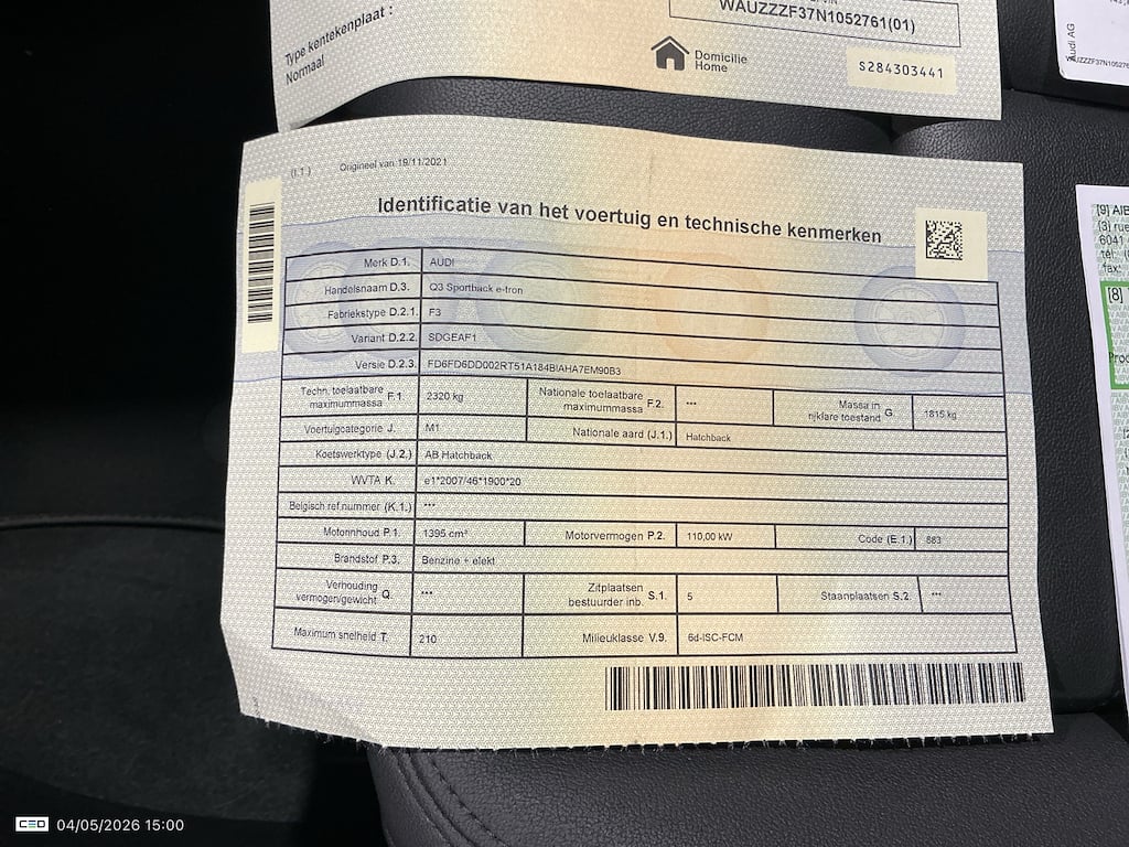 Audi Q3 Sportback 1.4 45 TFSIe Plug-In Hybrid 15