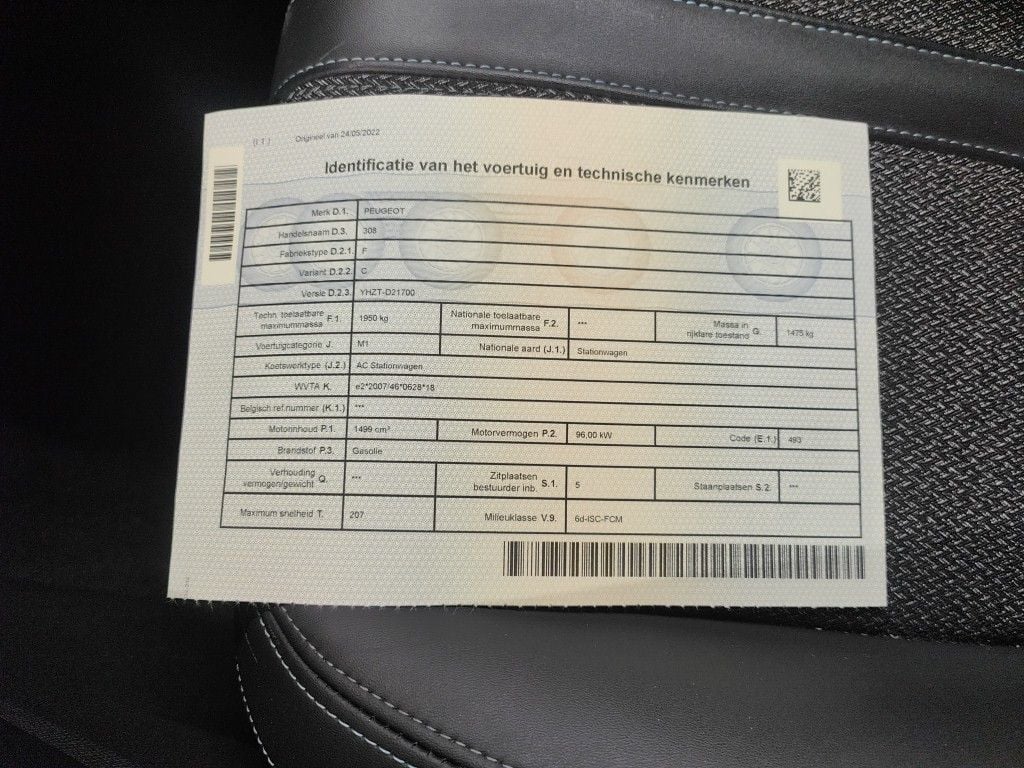 Peugeot 308 1.5 BlueHDi Allure 12