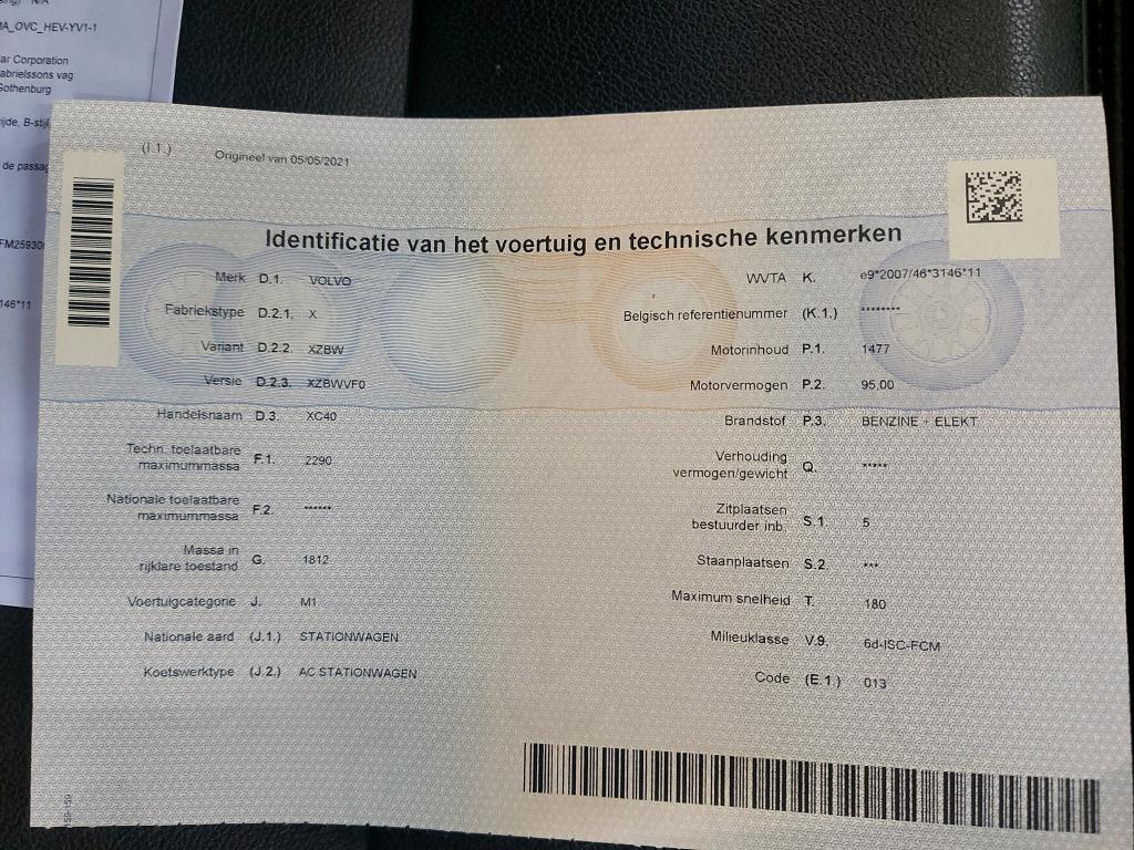 Volvo XC40 1.5 T4 Plug-In Hybrid Inscription 9