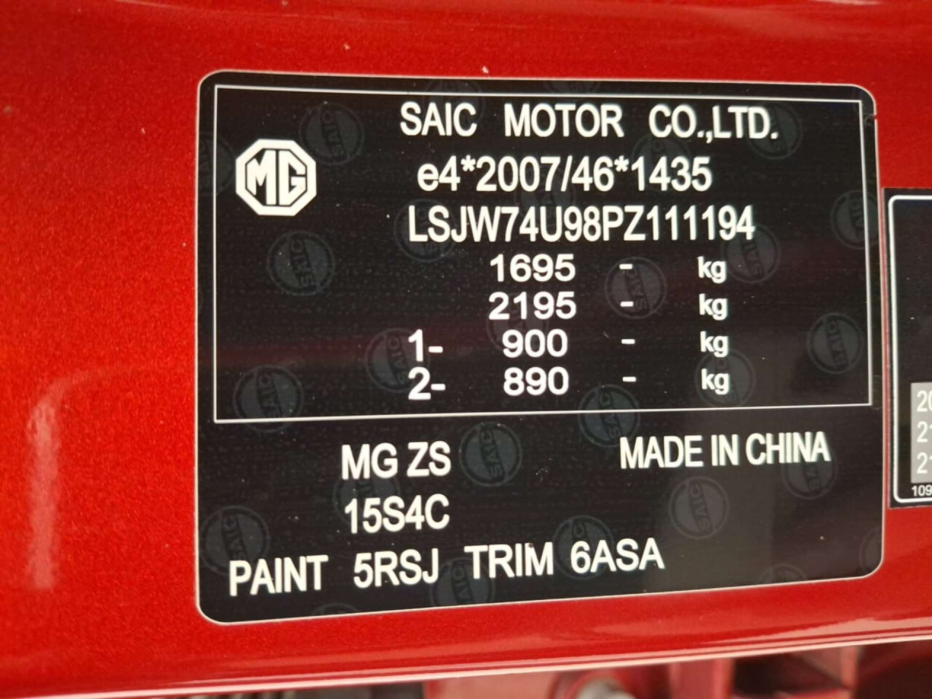 MG ZS 1.5 VTI-Tech Comfort 10