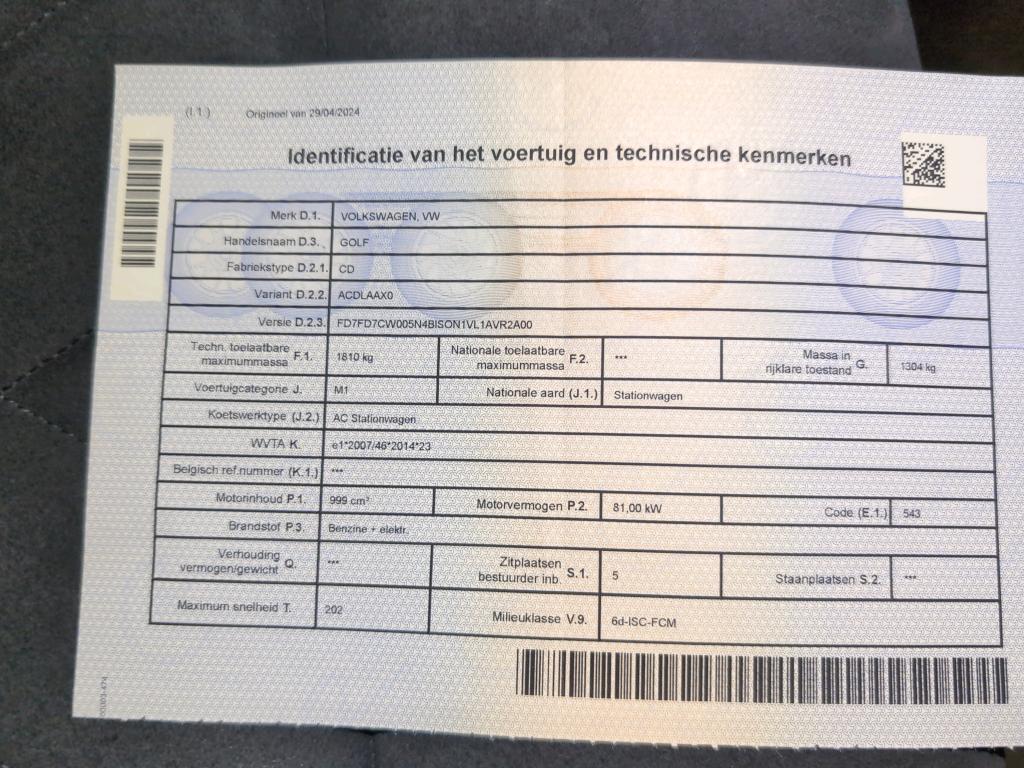 Volkswagen Golf 1.0 TSI Aut. 11