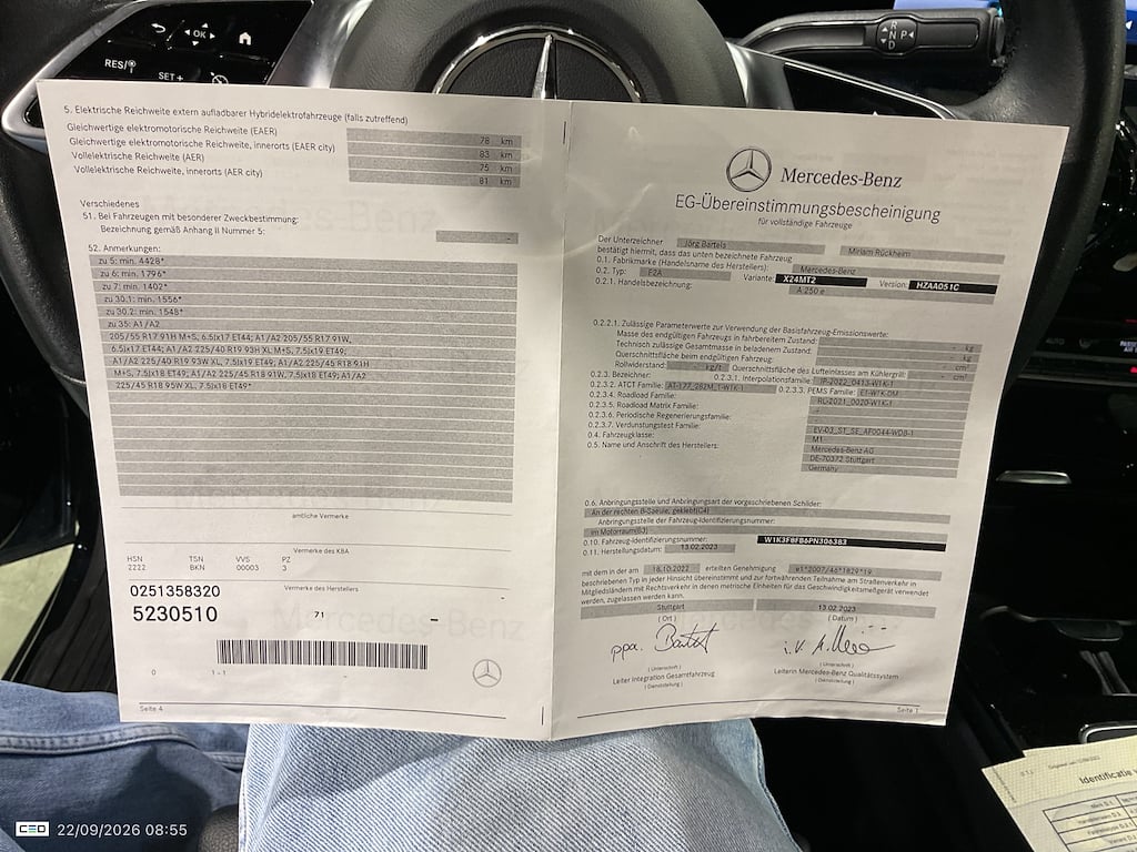 Mercedes-Benz A 250e Plug-In Hybrid 15