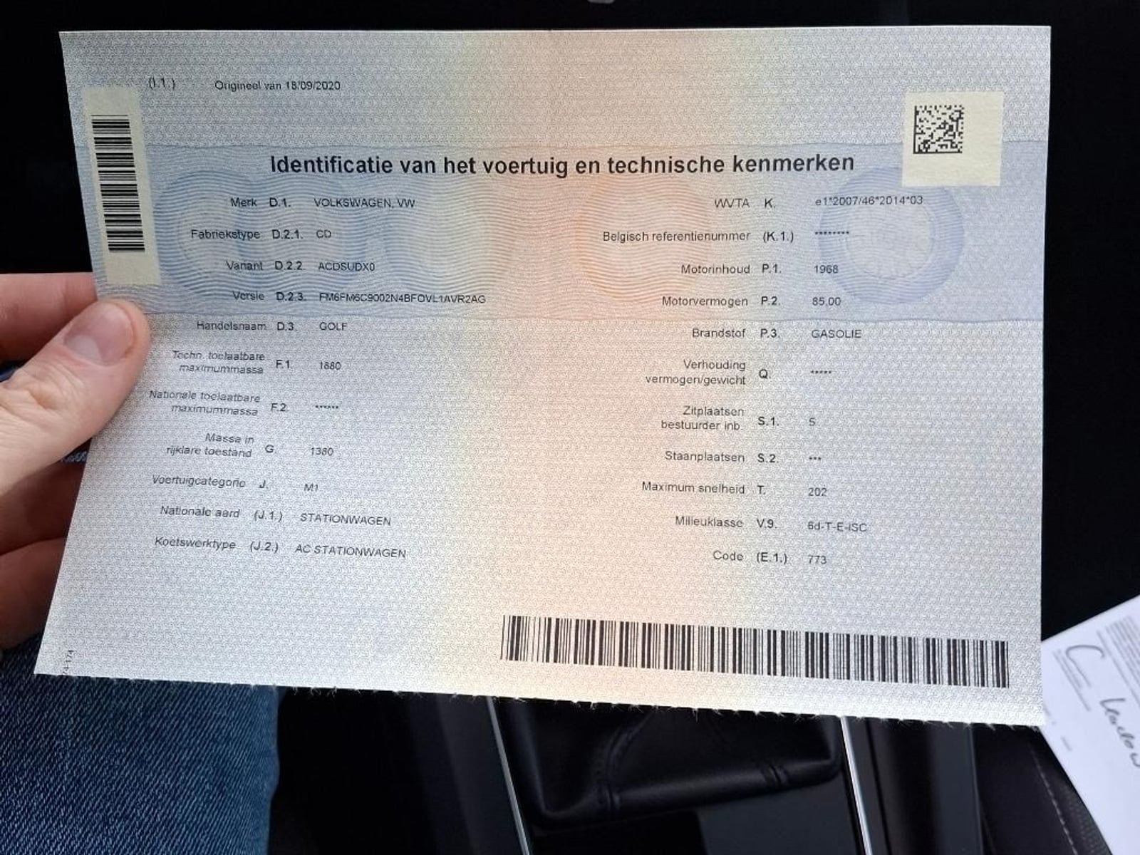 Volkswagen Golf 2.0 TDI Life 15