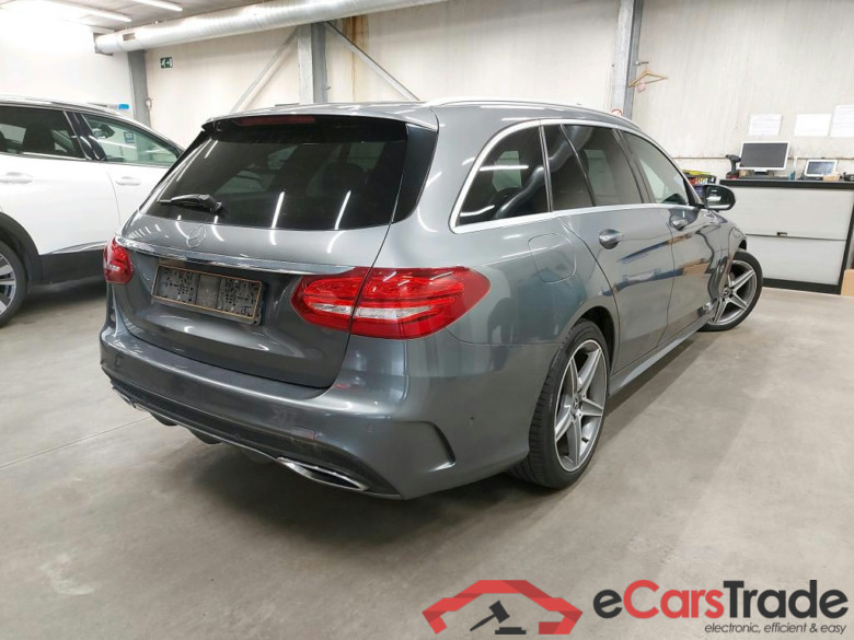 Mercedes C 200 d AMG LED-Xenon Navi Sport-Leather Klima PDC ... #2