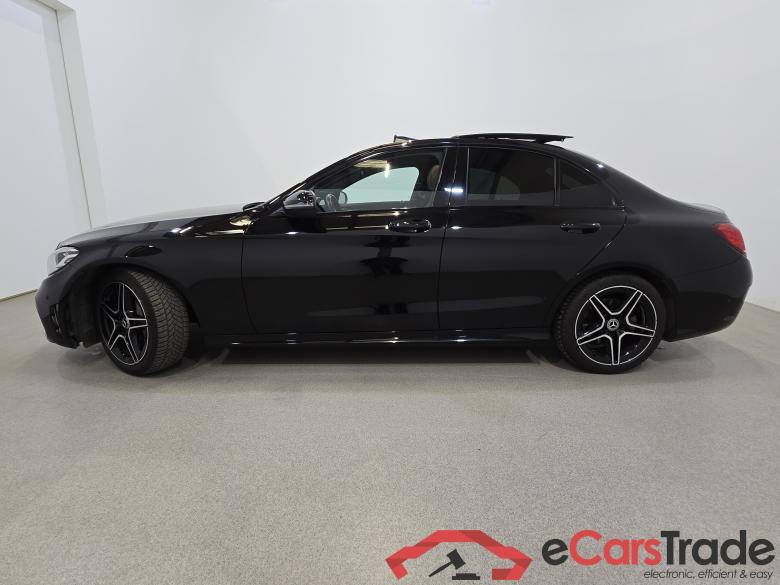 Mercedes C 180d AMG Night Aut. Pano LED-Xenon Navi Sport-Leather KeylessGo Camera Klima PDC ... #2