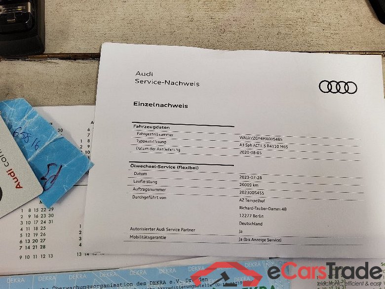 Audi A3 Sportback (8YA)(03.2020->) DE - LimS5 35 1.5 TFSI EU6d-T, Sportback advanced (EURO 6d-TEMP), 2020 - 2020 #3