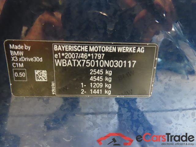 BMW X3 ´17 Baureihe X3 xDrive 30 d Advantage 3.0 195KW AT8 E6dT #5