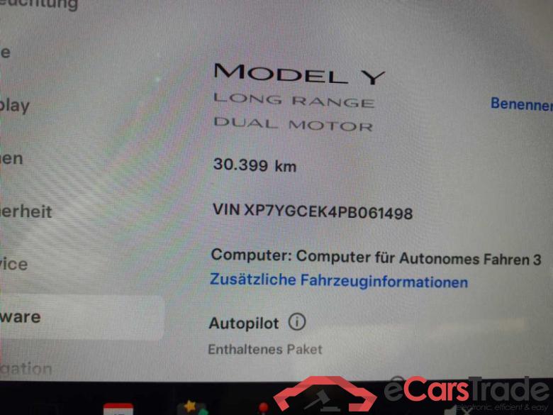 Tesla Model Y DE - SUV5 Dual, Maximale Reichweite Dual AWD, 2021 - 2025 #5