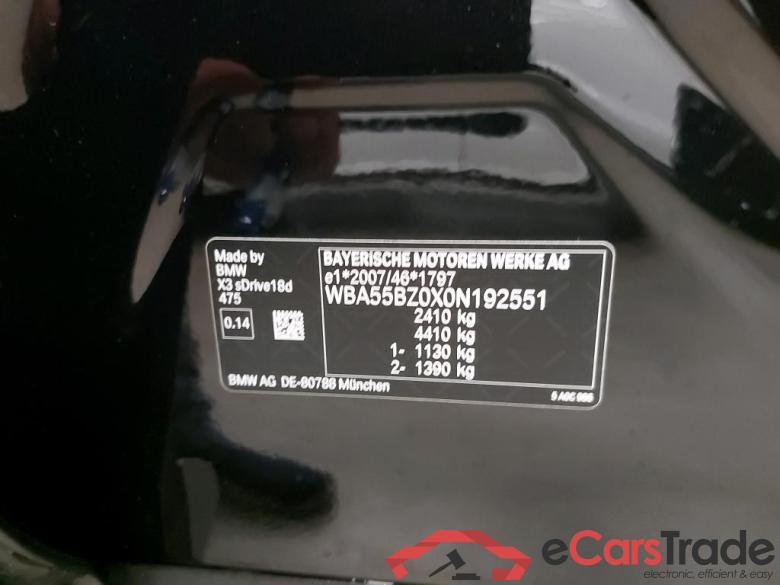 BMW - BMW X3 sDrive18dA 136PK Business Edition With Heated Vernasca Seats & Pack Driving Assistant & Parking Assistant Plus & Pano Roof #6 BMW - BMW X3 sDrive18dA 136PK Business Edition With Heated Vernasca Seats & Pack Driving Assistant & Parking Assistant Plus & Pano Roof #6