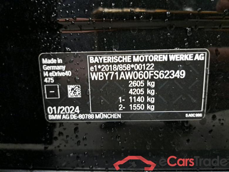 BMW I - BMW I4 eDrive40 340PK Pack Business With Heated Seats & Power Foldable Towing Hook  * ELECTRIC * #6