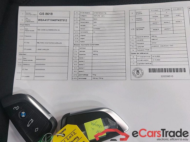 BMW - BMW 3 TOURING 320e 204PK With Climatic & Cruise Control & Park Sensors Front & Rear  * HYBRID * #4