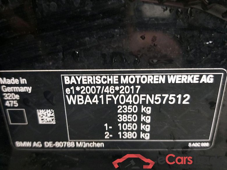 BMW - BMW 3 TOURING 320e 204PK With Climatic & Cruise Control & Park Sensors Front & Rear  * HYBRID * #6