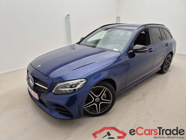 Mercedes C 180d AMG Night Aut. LED-Xenon Navi-Pro 1/2 Sport-Leather-Alcantara KeylessGo Camera Klima PDC ... #1