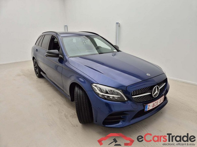 Mercedes C 180d AMG Night Aut. LED-Xenon Navi-Pro 1/2 Sport-Leather-Alcantara KeylessGo Camera Klima PDC ... #2