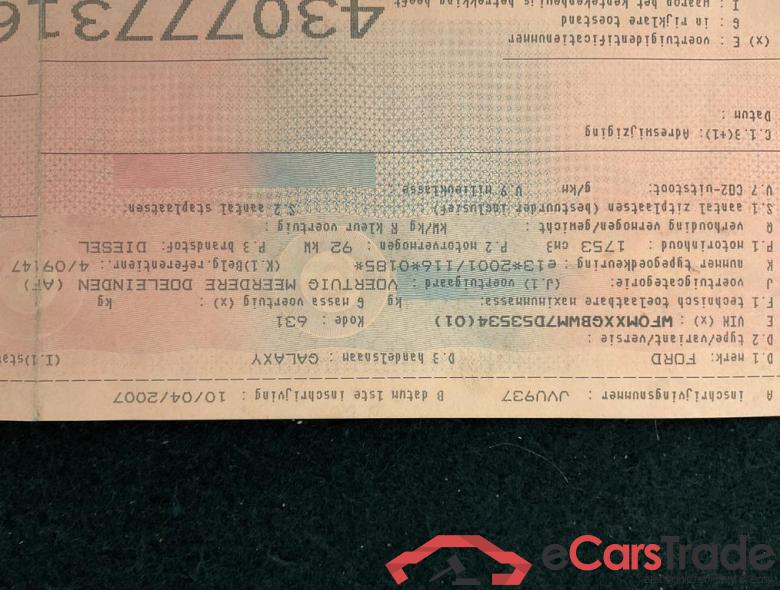 FORD Galaxy Galaxy 1.8 TDCi Ghia #5