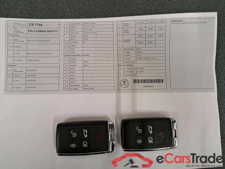 LAND ROVER - LRO DISCOVERY SPORT D180PK AT AWD S With Ebony Leather 14 Way Electric Heated Mem Seats & LED & Meridian Audio & Winter Pack &  20 Inch & Pano Roof & Electric Trailer hook #4