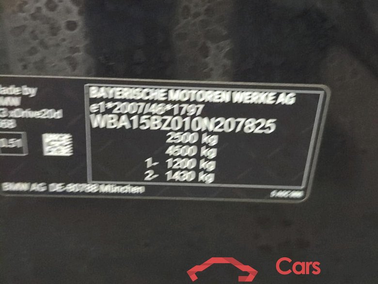 Baureihe X3 xDrive 20 d 2.0 140KW AT8 E6d #4