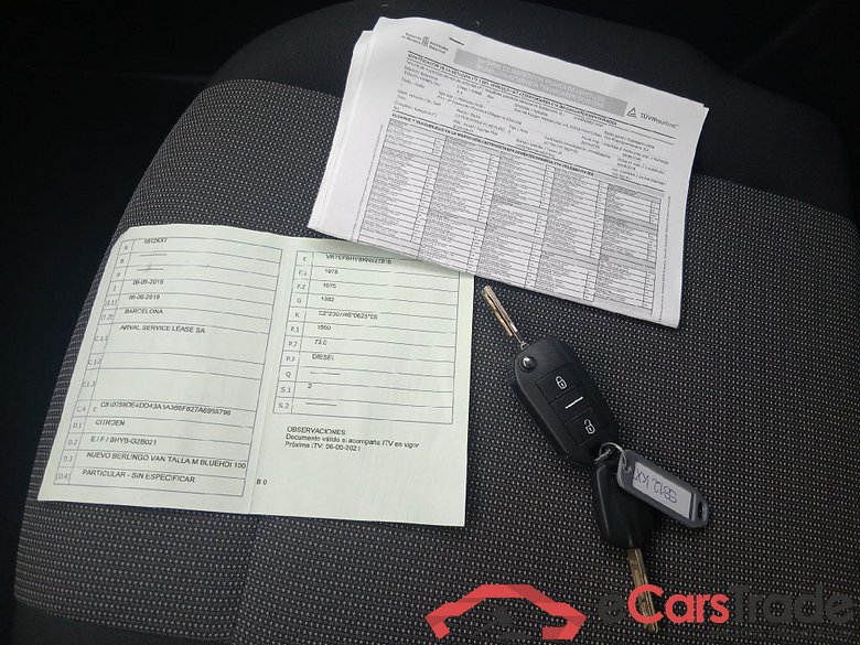 CITROEN Berlingo / 2018 / 3P / furgón derivado de turismo Talla M BlueHDi 73kW CONTROL #5