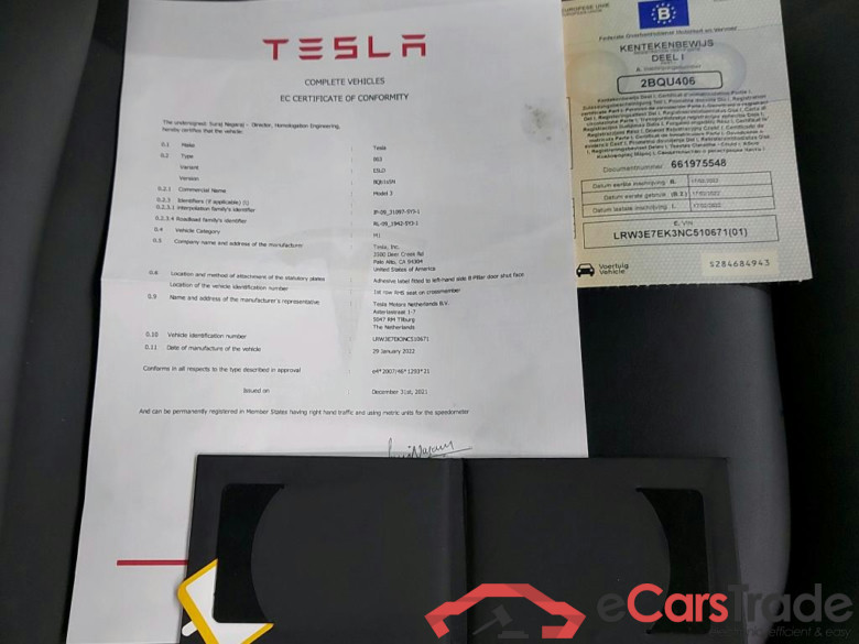 TESLA - TES MODEL 3 Long-Range Dual Motor AWD 476PK * ELECTRIC * #4