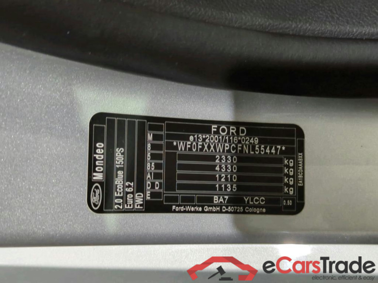Mondeo Turnier Titanium 2.0 EcoBlue 110KW AT8 E6dT #4