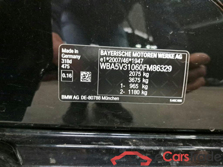 BMW - BMW 3 BERLINE 318d 136PK Business Edition & Parking Assistant Pack #6