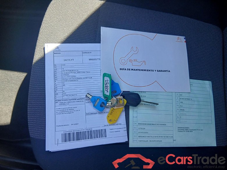 CITROEN Berlingo / 2018 / 4P / furgón derivado de turismo Talla M BlueHDi 100 CLUB #5