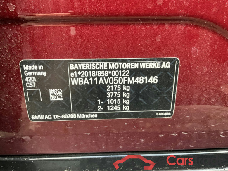 Baureihe 4 Gran Coupe 420 i 2.0 135KW AT8 E6d #5
