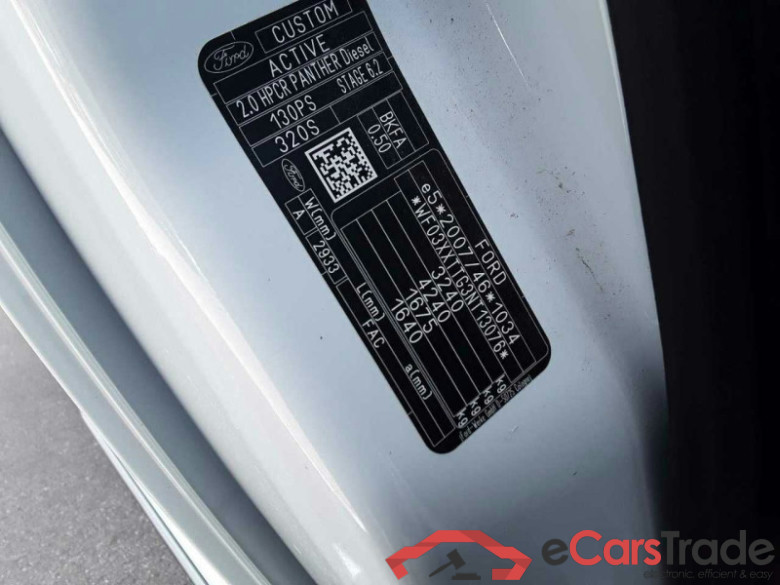Ford Transit/Tourneo Custom Kombi (TTF)(2012->) DE - Bs5 2.0 TDCi EU6d, 320 L1 Active, (Facelift) 2021 - 2023 #4