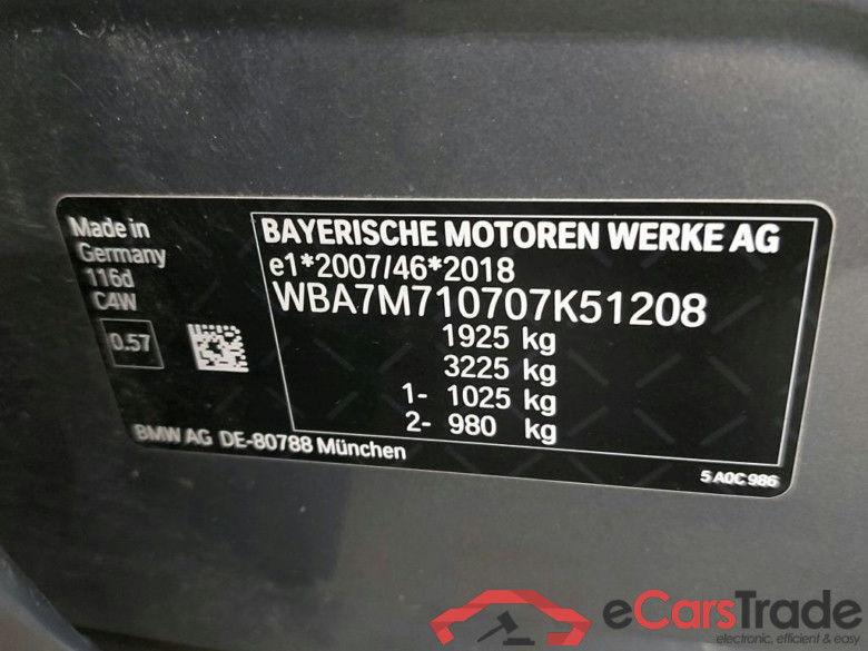 BMW - BMW 1 HATCH 116d 116PK Advantage Business Edition & Pack Business & Adaptive Led #6