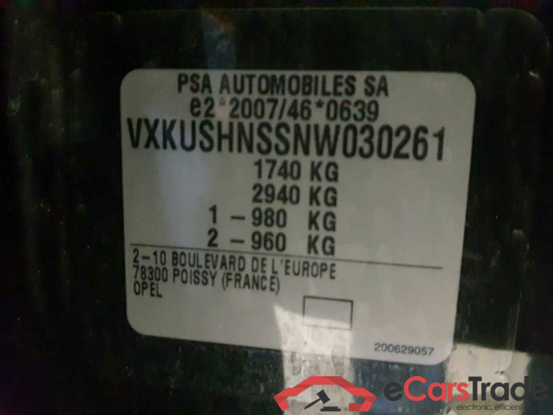 Opel Mokka (2020->) DE - SUV5 1.2 Turbo EU6d, GS Line, 2020 - 2022 #2
