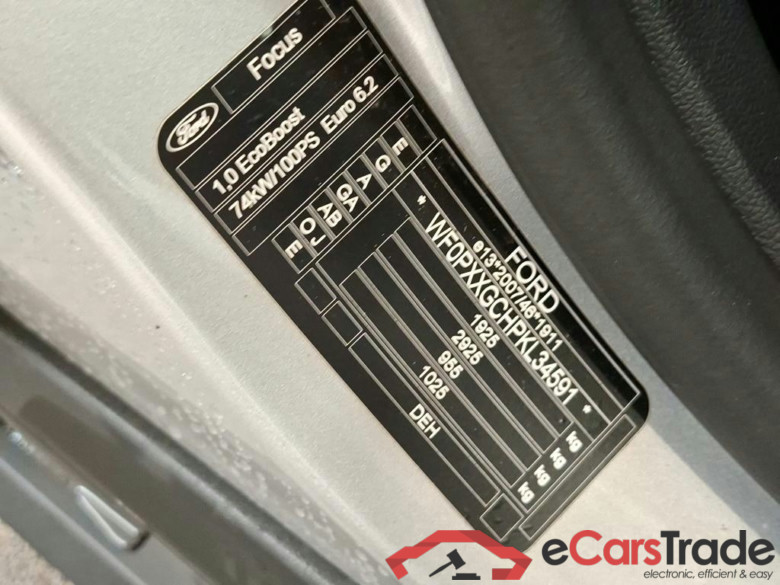 Ford Focus 1.0 EcoBo 100pk Trend Edition Bus Wagon 5d #6