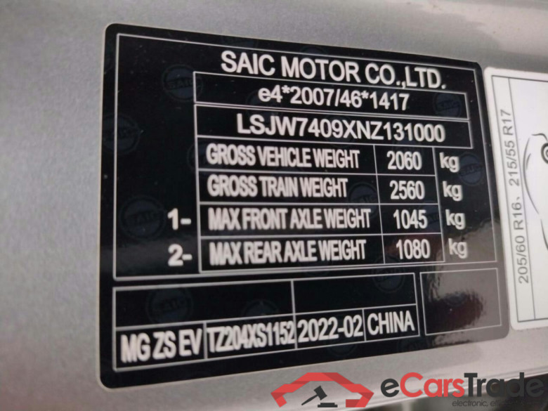 MG Mg zs ev EV Std. R Luxury #4