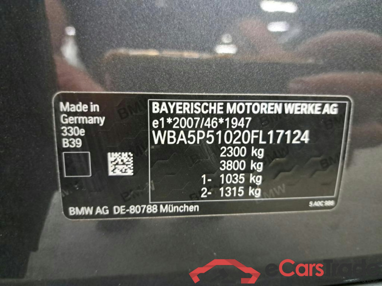 BMW - BMW 3 BERLINE 330e 292PK Business Edition With Heated Sensatec Sport Seats & Parking Assistant Pack  * HYBRID * #6