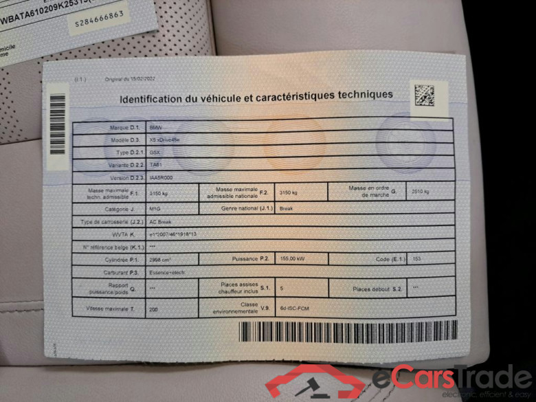 BMW X5 3.0 XDRIVE45E 155KW 4WD AUTO #3