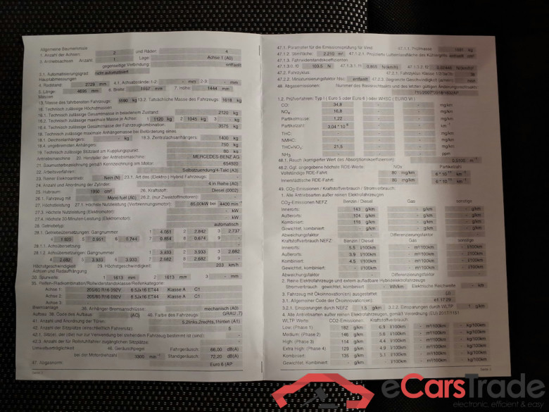 MERCEDES-BENZ CLA - Klasse 2.0 CLA 180 D BUSINESS SOLUTION DCT #6