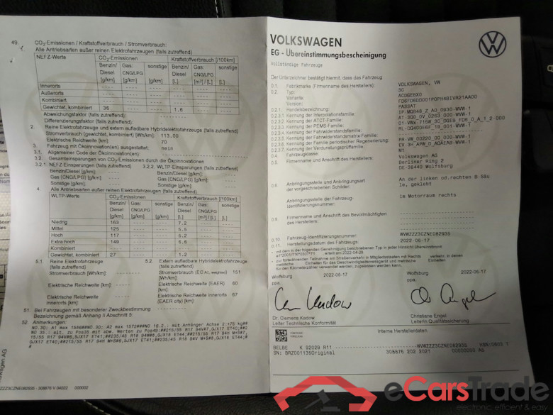VOLKSWAGEN PASSAT VARIANT 1.4 TSI MSQ VARIANT GTE BUSINESS #4