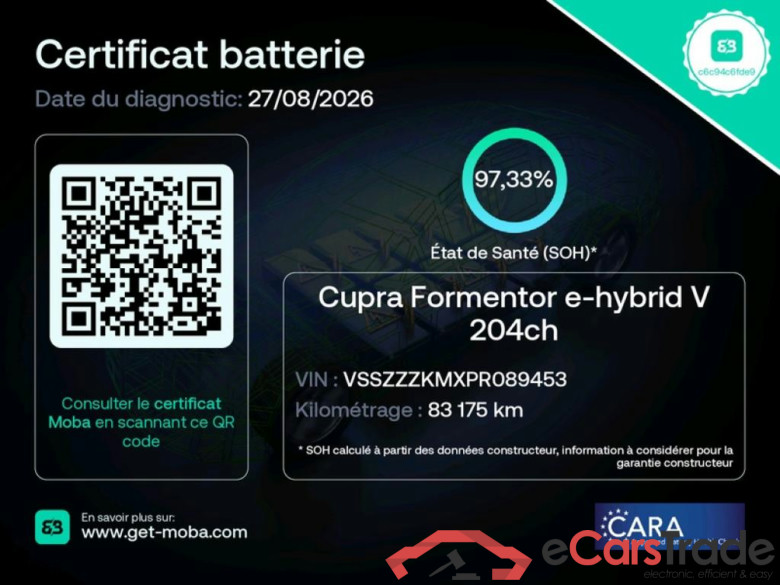 CUPRA Formentor / 2020 / 5P / SUV 1.4 e-HYBRID 204ch DSG6 V #2