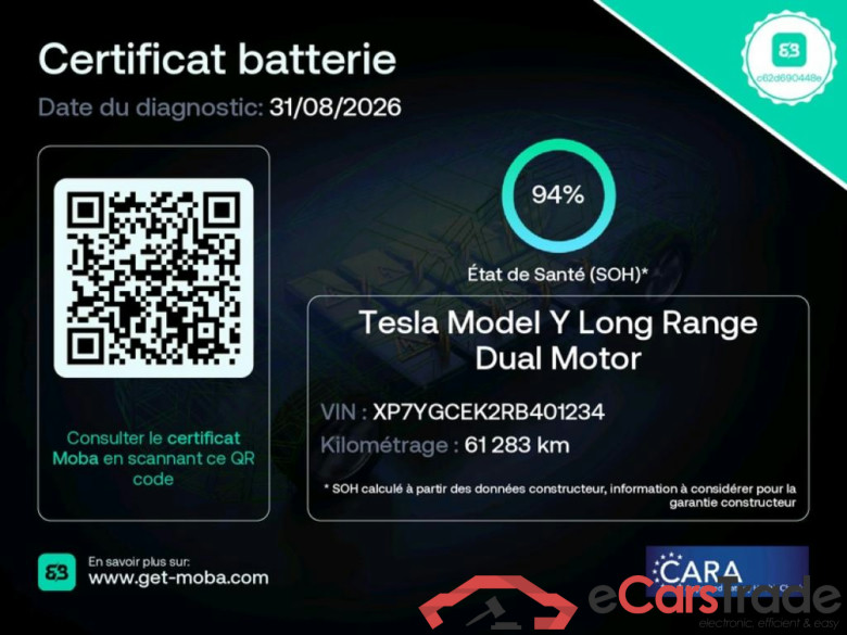 TESLA Model Y / 2020 / 5P / SUV Grande Autonomie Dual-Motor AWD #2