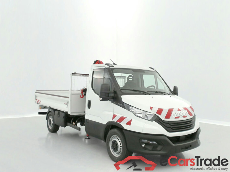 Iveco Daily 35S14H 3750 Benne Alu JPM + Grue PK 2900 2.3 136ch