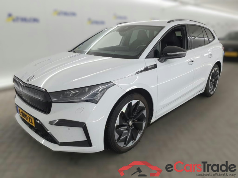 Skoda Enyaq iV 60 62kWh Aut. LED-Matrix Virtual Ambient Navi-Pro 1/2 Leather-Alcantara KeylessGo Camera Klima PDC ...