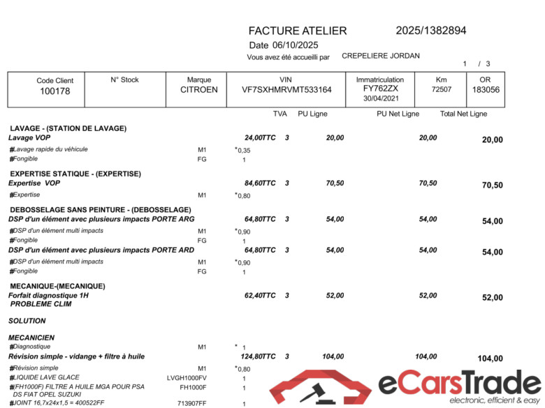 CITROEN C3 / 2020 / 5P / Berline PureTech 83 SS BVM C-Series(SP) / PRÊT A VENDRE #3