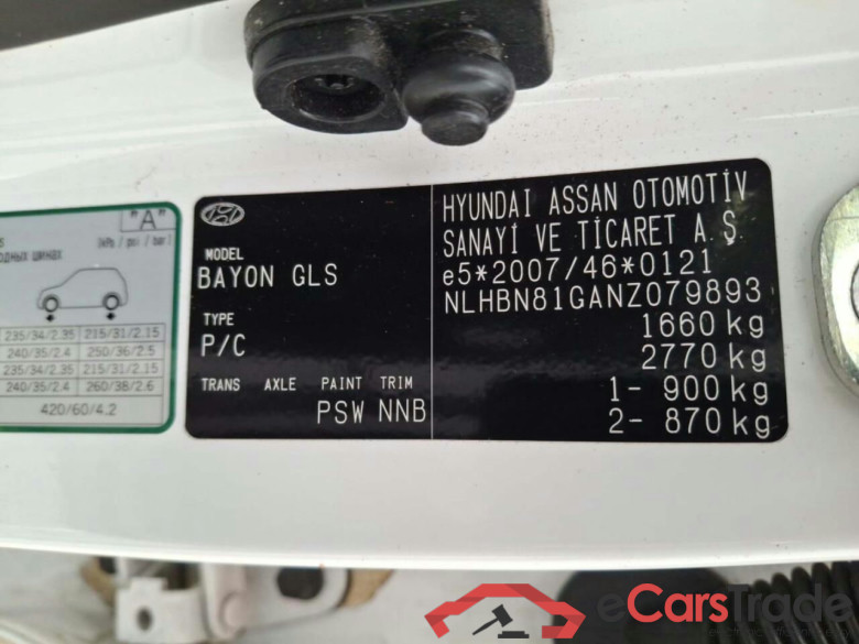 HYUNDAI Bayon 1.0 T-GDI Comfort #5